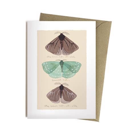 Magical moth card
